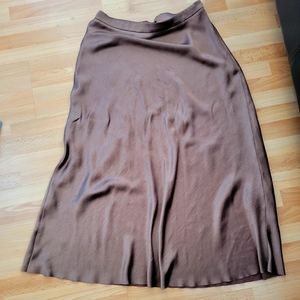 Satin skirt